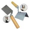 Kit 2 Espátula De Acabamento Quina E Canto Reta 90º Inox