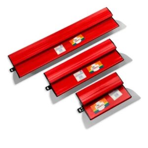 Compel Kit Desempenadeira compel 25cm 40cm e 60cm aço inox berox