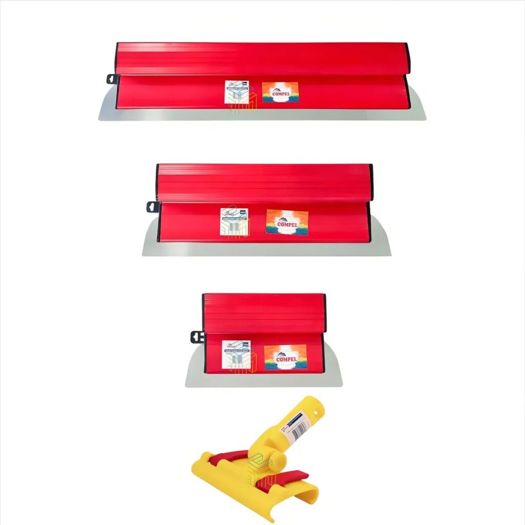 Kit 3 Desempenadeiras Tipo Berox 25/40/60cm + Suporte