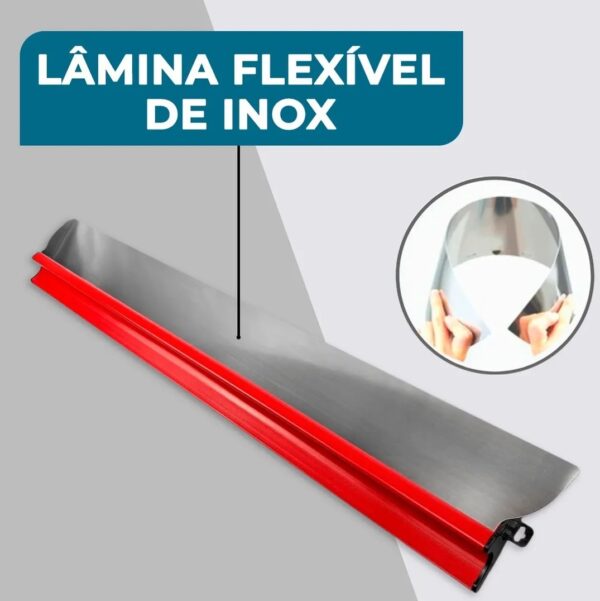 A Desempenadeira Berox Aço Inox 100cm Para Massa Corrida é a ferramenta ideal para profissionais que buscam qualidade e eficiência em seu trabalho. Com lâmina de Aço Inox, marca Compel e cabo de Plástico de Engenharia, essa desempenadeira oferece durabilidade e resistência. Seu modelo Berox possui lâmina flexível e lisa, perfeita para aplicação de massa corrida com troca de lâmina. Com essa desempenadeira, você terá um acabamento impecável em suas paredes, garantindo um resultado profissional. Invista na qualidade e adquira já a Desempenadeira Berox Aço Inox 100cm Para Massa Corrida.
