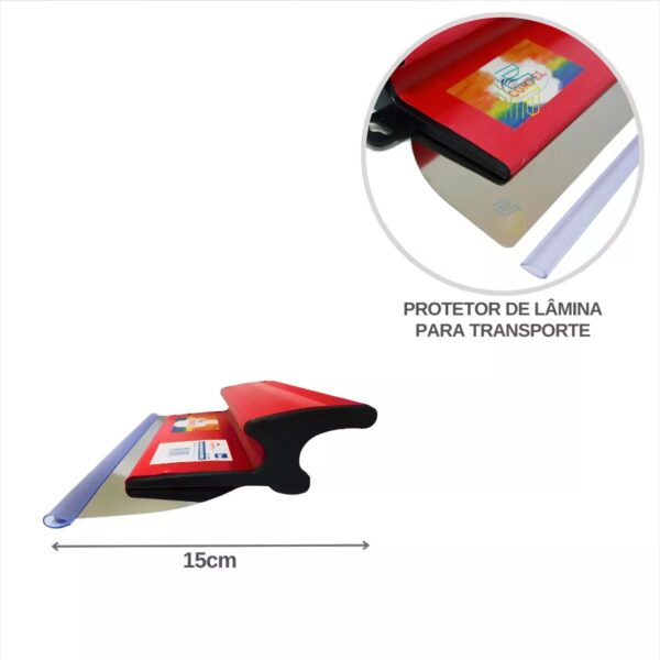 Kit 3 Desempenadeiras Tipo Berox 25/40/60cm + Suporte