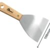 Desempenadeira Inox Para Efeitos Decorativos + Espátula Inox
