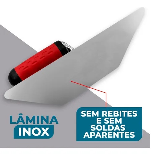 Desempenadeira Trapézio Aço Inox Para Efeitos Decorativos