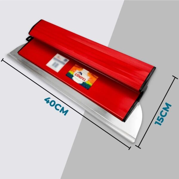 Desempenadeira Berox De Aço Inox Flexível 40cm Massa Corrida