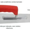 Desempenadeira Inox Para Efeitos Decorativos + Espátula Inox