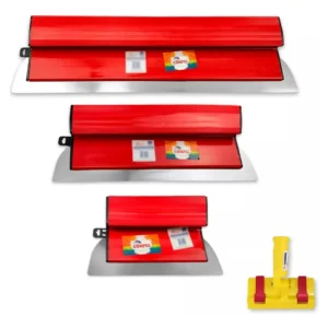 Desempenadeira Berox Inox Flexível 25cm 40cm 60cm + Suporte
