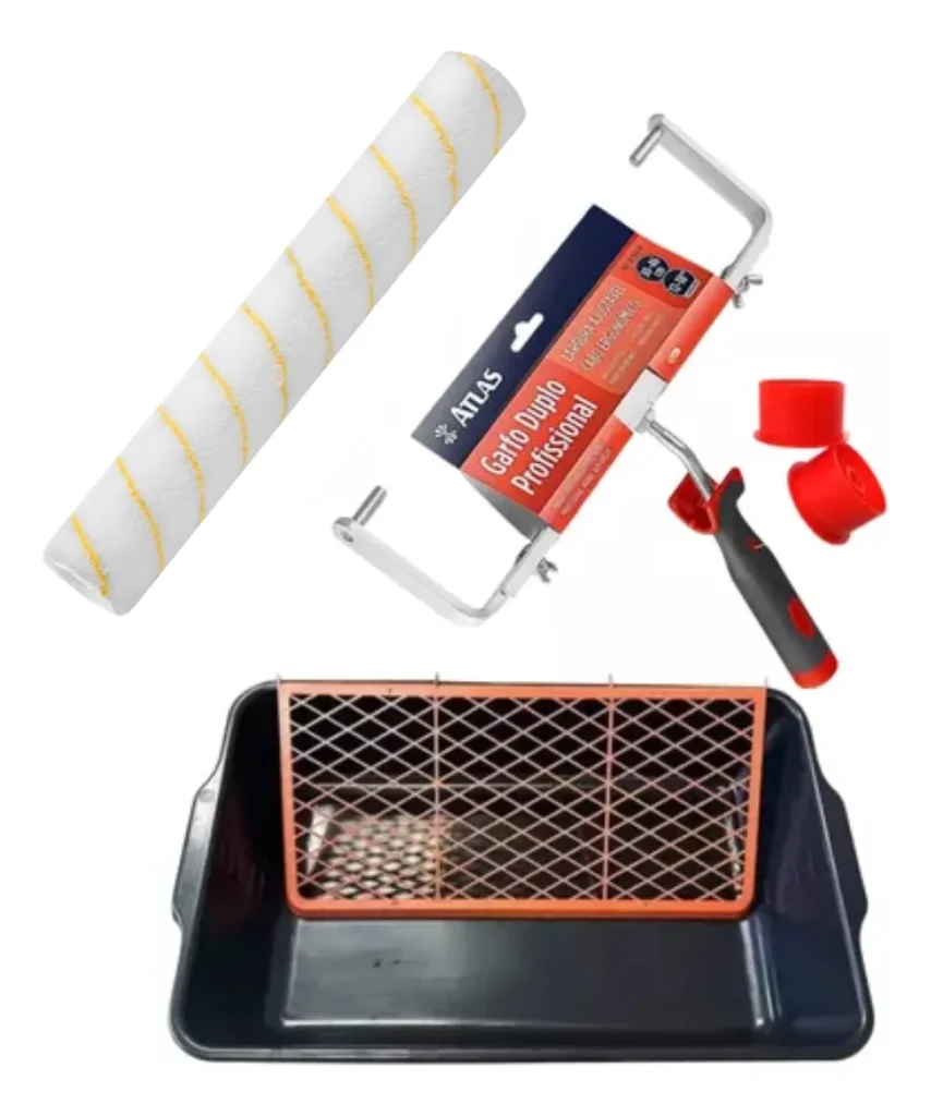 Kit P/ Pintura Garfo Duplo Rolo Big 46 Cm E Bandeja 20l