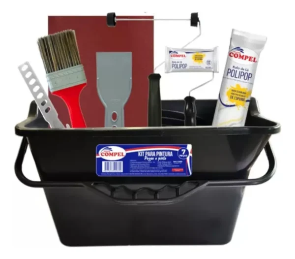 Kit Pintura Compel Pegue E Pinte 7 Peças Envio Imediato