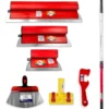 Kit 3 Desempenadeira Berox Compel Suporte Espátula Extensor