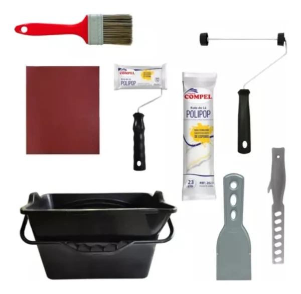 Kit Pintura Compel Pegue E Pinte 7 Peças Envio Imediato