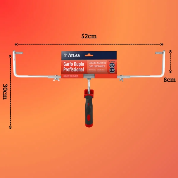 Kit P/ Pintura Garfo Duplo Rolo Big 46 Cm E Bandeja 20l