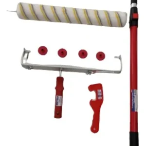 Kit Pintura Suporte Regulavel+rolo Lã+cabo Alongador Clic+
