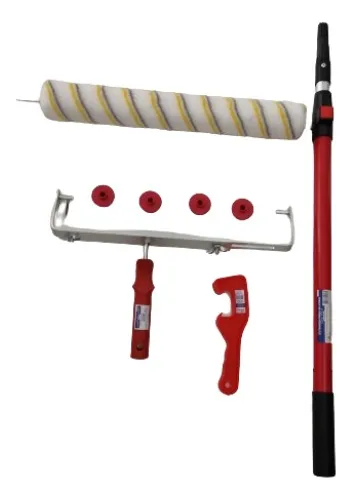 Kit Pintura Suporte Regulavel+rolo Lã+cabo Alongador Clic+