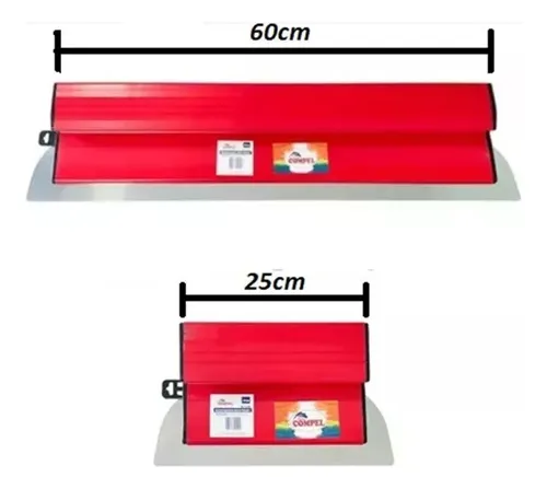 Kit 2 Desempenadeiras Berox Lamina Inoxidável 2560cm Pro