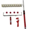 Kit Pintura Suporte Regulavel+rolo Lã+cabo Alongador Clic+