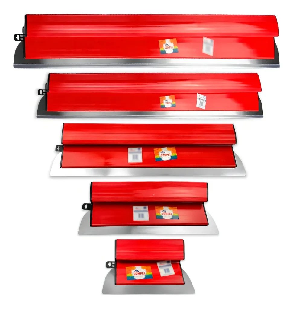Desempenadeira Berox Aço Inox 25cm, 40cm, 60cm, 80cm, 100cm