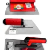 Kit Desempenadeira Berox Compel 25cm + Flexível + Trapézio