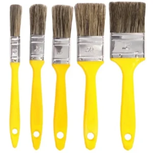 O Kit Trincha Amarelo da compel é um conjunto de pincéis de alta qualidade da marca Compel, conhecida pela sua excelência em ferramentas de pintura. Este kit é composto por cinco pincéis, cada um com cerdas sintéticas que garantem uma aplicação suave e uniforme da tinta. Tamanhos: 1, 1.1/2, 1/2, 2, 3/4. Indicada: tinta a base solvente, óleo e esmalte. Em suma, o Kit Trincha é uma combinação de qualidade, durabilidade e versatilidade. Seja para um projeto de pintura em casa ou para uso profissional, este kit de pincéis da Compel é uma escolha confiável que irá atender às suas necessidades de pintura com facilidade e eficiência.