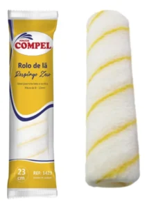 rolo de lã respingo zero 23cm compel 1 un
